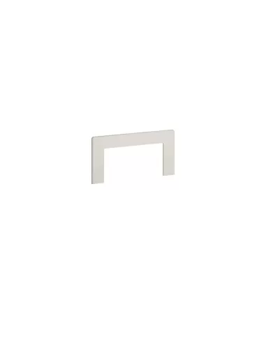 Raccord carré/mural Bocchiotti 150 blanc pour goulotte 150x60/80 b02388 accessoires